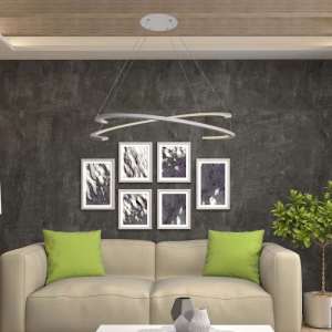 LED пендел висящ 48W 3000K V-TAC VT-7908 бял | AVStore