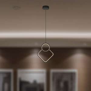 LED пендел висящ 12W 4000K V-TAC VT-7917 черен | AVStore