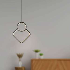 LED пендел висящ 12W 4000K V-TAC VT-7917 черен | AVStore