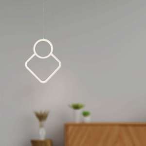 LED пендел висящ 12W 4000K V-TAC VT-7917 бял | AVStore