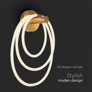 LED пендел за стена златен 37W 3000K V-TAC VT-7927 | AVStore