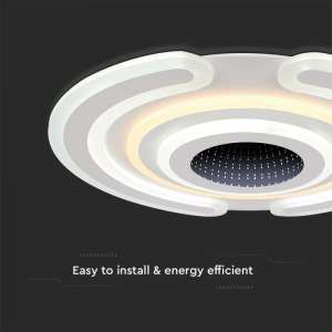 LED плафон с дистанционно управление 95W 3в1 VT-7960 V-TAC | AVStore