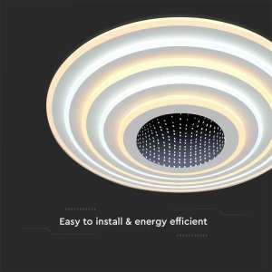 LED плафон с дистанционно управление 125W 3в1 VT-7961 V-TAC | AVStore