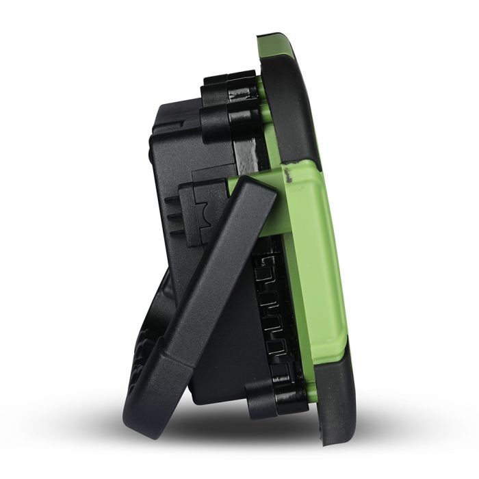 20039-p4 LED прожектор 20W 4000K вградена батерия VT-20-R V-TAC черен/зелен | AVStore