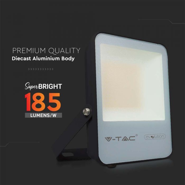 20451-i1_1 LED прожектор 50W 6400K Samsung чип VT-50185 V-TAC черен | AVStore