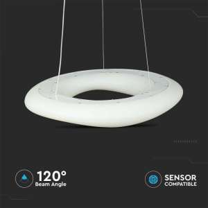 LED пендел Ø600mm 36W 3IN1 V-TAC VT-7605 бял | AVStore