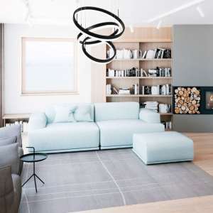 LED пендел 3 ринга 86W 3000K V-TAC VT-82-3D черен | AVStore