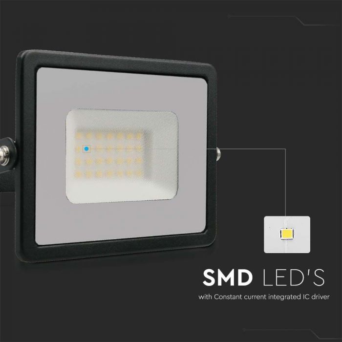 215953-i1_1 LED прожектор 30W 6500K SMD чип VT-4031 V-TAC черен | AVStore