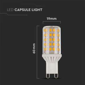 LED крушка 4.5W G9 6500K VT-2175D V-TAC | AVStore