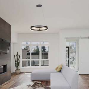 LED пендел висящ 20W 3000K V-TAC VT-7580 кафяв | AVStore