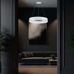 LED пендел бял/кристали 25W 3000K V-TAC VT-7581 | AVStore