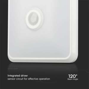 LED плафон със сензор за движение 12W 3в1 VT-81003 V-TAC | AVStore