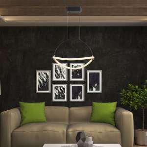 LED пендел Ø400mm 12W 3000K V-TAC VT-10124 черен | AVStore