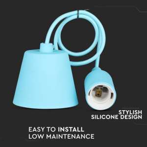 Пендел силиконов/син Ø40mm V-TAC VT-7228 | AVStore