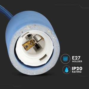 Пендел бетон/син Ø50mm V-TAC VT-7668 | AVStore