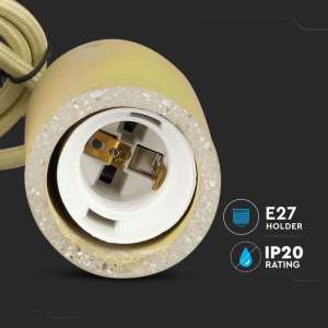 Пендел бетон/жълт Ø50mm V-TAC VT-7668 | AVStore