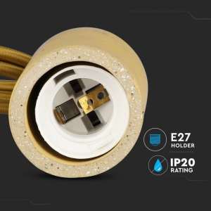 Пендел бетон/бежов  Ø50mm V-TAC VT-7668 | AVStore