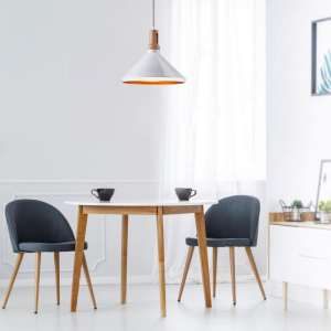 Пендел бял/дървен връх Ø350mm V-TAC VT-7535 | AVStore