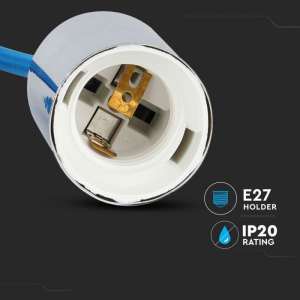 Пендел метален/син кабел Ø36mm V-TAC VT-7338 | AVStore