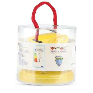 Пендел с порцеланова фасунга Ø47mm V-TAC VT-7998 жълт | AVStore
