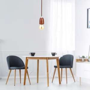 Пендел с порцеланова фасунга Ø47mm V-TAC VT-7998 кафяв | AVStore