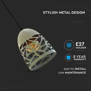 Зелен пендел мрежа Ø200mm V-TAC VT-7200 | AVStore