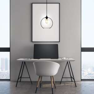 Стъклен пендел прозрачна сфера Ø300mm V-TAC VT-7302 | AVStore