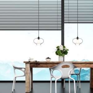 Стъклен пендел прозрачна сфера Ø265mm V-TAC VT-7229 | AVStore