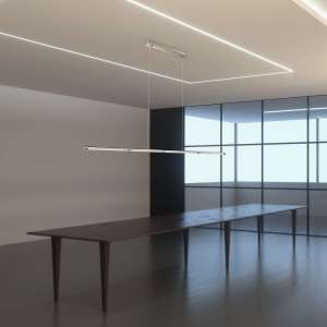 LED пендел висящ 36W 4000K V-TAC VT-7036 бял | AVStore