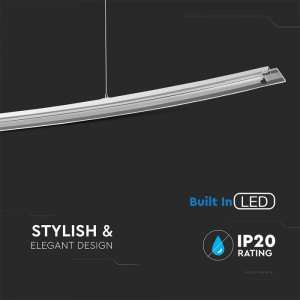 LED пендел висящ 18W 4000K V-TAC VT-7020 бял | AVStore