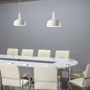 Пендел алуминиев с подвижна част Ø180mm V-TAC VT-7100 бял | AVStore