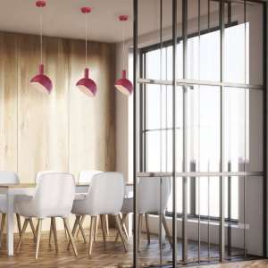 Пендел алуминиев с подвижна част Ø180mm V-TAC VT-7100 розов | AVStore