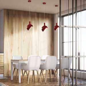 Пендел алуминиев с подвижна част Ø180mm V-TAC VT-7100 червен | AVStore