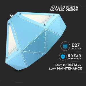 Пендел синя призма V-TAC VT-7310 | AVStore