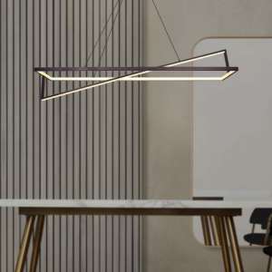 LED пендел висящ 45W 3000K V-TAC VT-7756 черен | AVStore