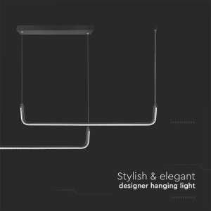 LED пендел висящ 24W 4000K V-TAC VT-7770 черен | AVStore