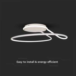 LED пендел бял кръг 24W 4000K V-TAC VT-7784 | AVStore