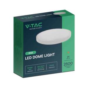 LED плафон кръгъл 24W 3000K VT-8624 V-TAC бял | AVStore