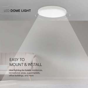 LED плафон кръгъл 24W 6500K VT-8624 V-TAC бял | AVStore