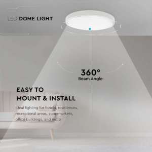 LED плафон кръгъл 30W 3000K VT-8630 V-TAC бял | AVStore