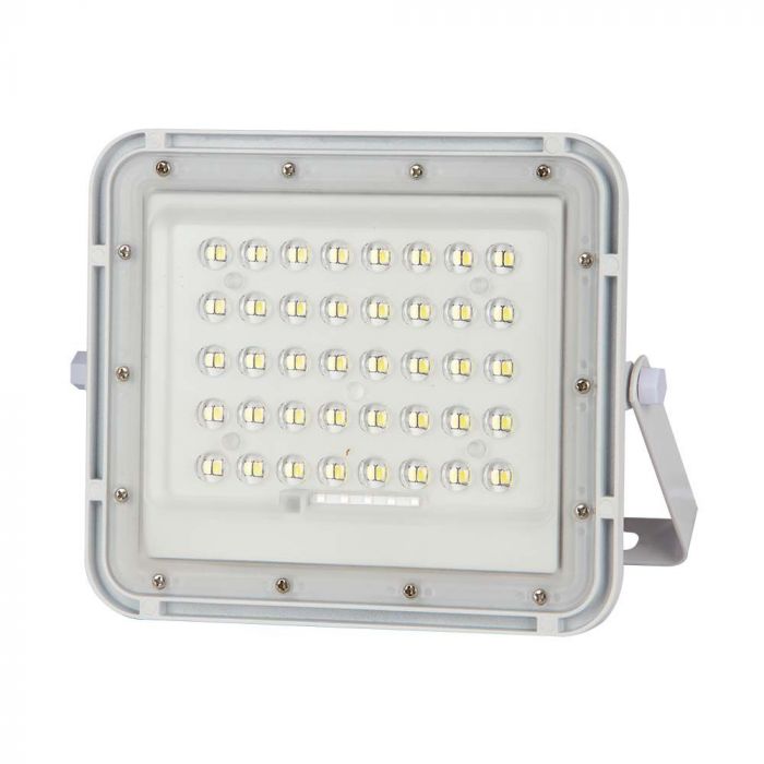 LED соларен прожектор 6W 6400K VT-40W бял | AVStore
