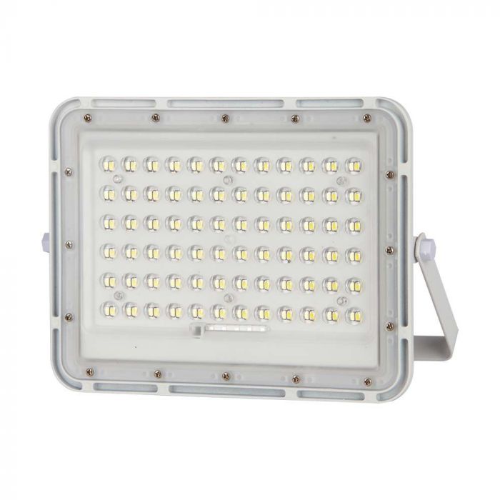 LED соларен прожектор 15W 6400K VT-120W бял | AVStore