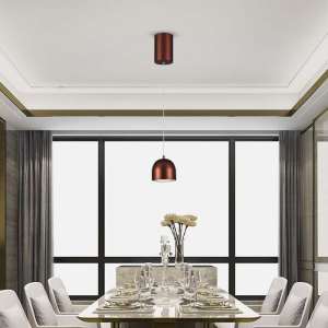 LED пендел с регулируем кабел Ø100mm 8.5W 3000K V-TAC VT-7795 кафяв | AVStore