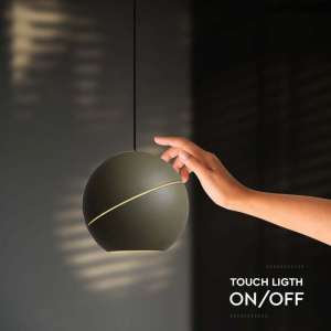 LED пендел с регулируем кабел Ø120mm 8.5W 3000K V-TAC VT-7797 златист | AVStore