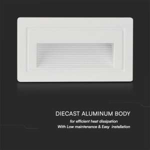 LED лампа за стъпала 3W 3000K VT-1130 V-TAC бяла | AVStore