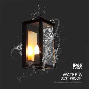 Стенно осветително тяло VT-1190 V-TAC черно | AVStore