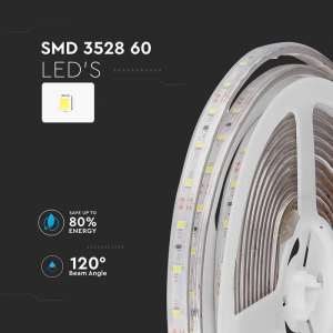 LED лента 4.2W/M 4500K IP65 12V VT-3528 V-TAC | AVStore