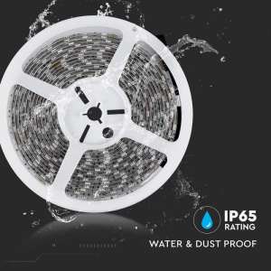 LED лента 7W/M RGB IP65 12V VT-5050-60 V-TAC ролка 5 метра | AVStore