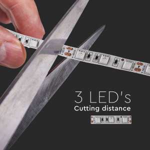 LED лента 11W/M 2200К IP20 12V VT-5050-60 V-TAC ролка 5 метра | AVStore