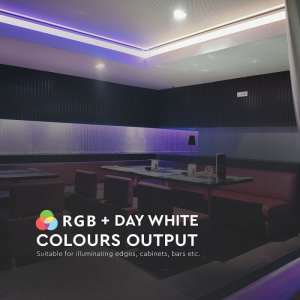 LED лента 8W/M RGB+4000K IP20 12V VT-5050-60 V-TAC ролка 5 метра | AVStore